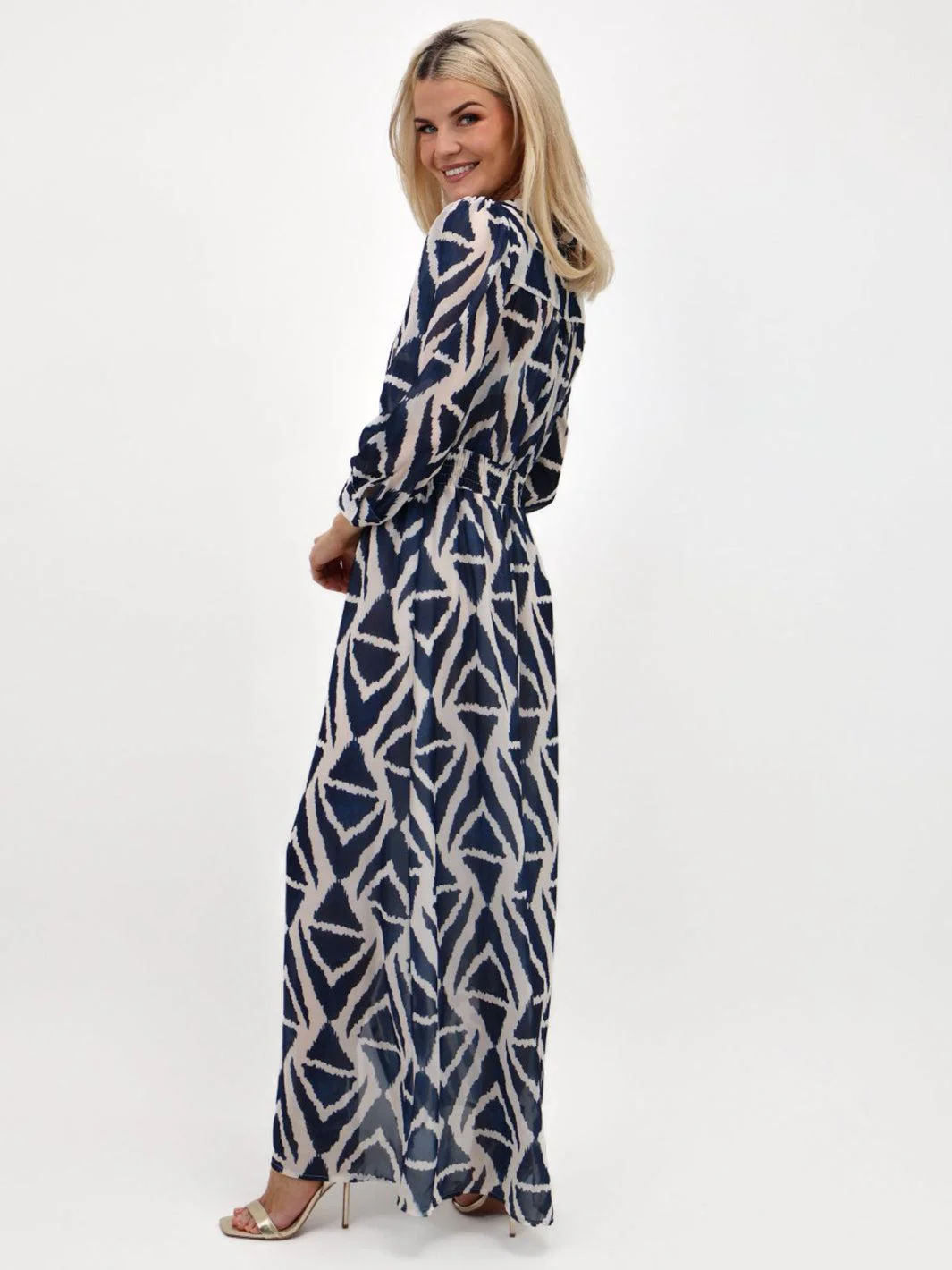 Kate & Pippa Carrie Dress In Navy - Image 7
