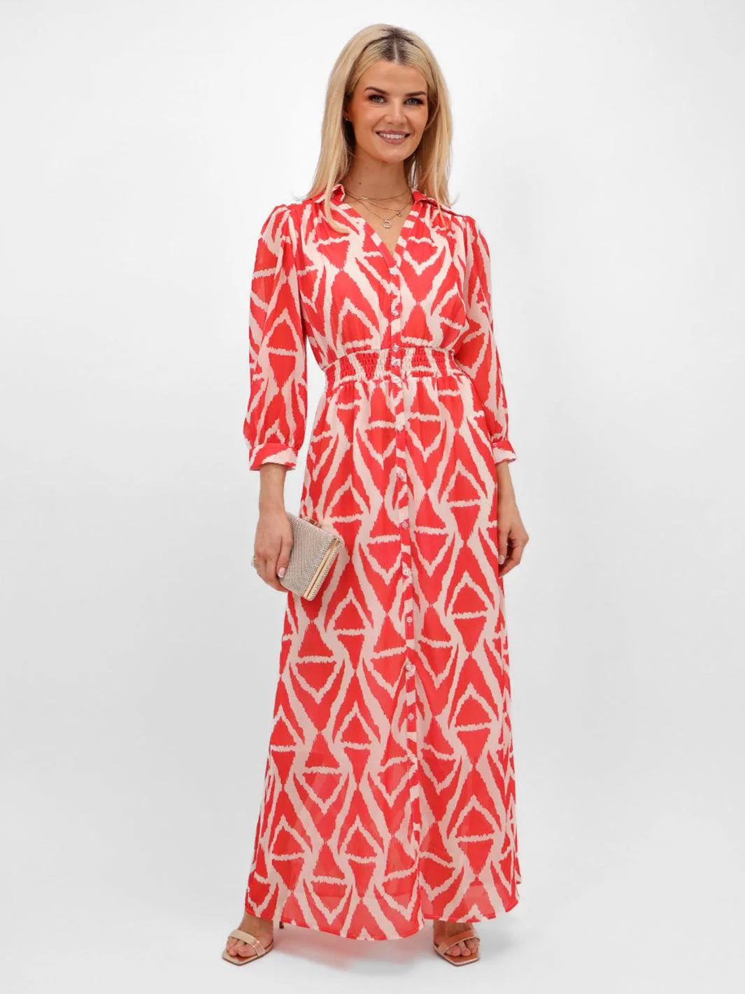 Kate & Pippa Carrie Dress In Orange - Image 2
