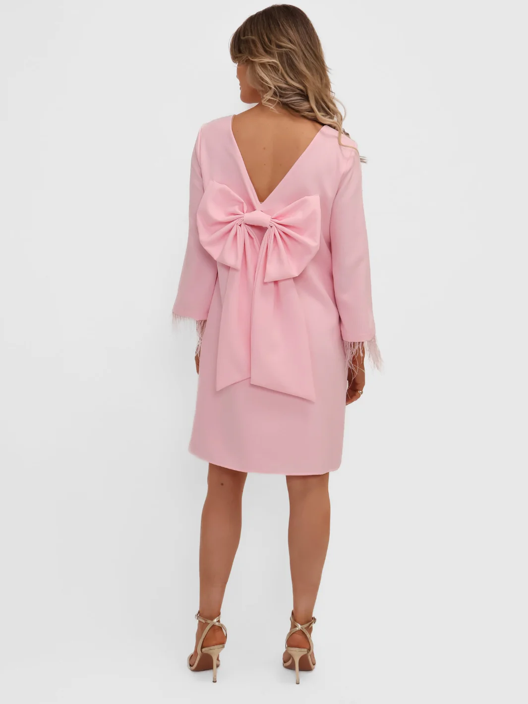 Kate & Pippa Dakota Mini Shift Dress In Pink - Image 5