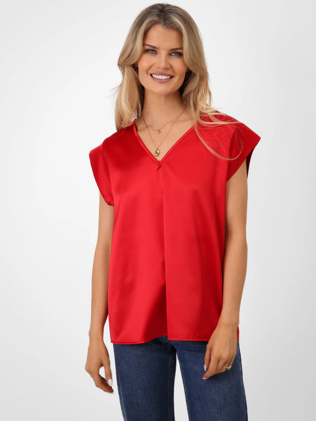Kate & Pippa Freya Top In Red - Image 3