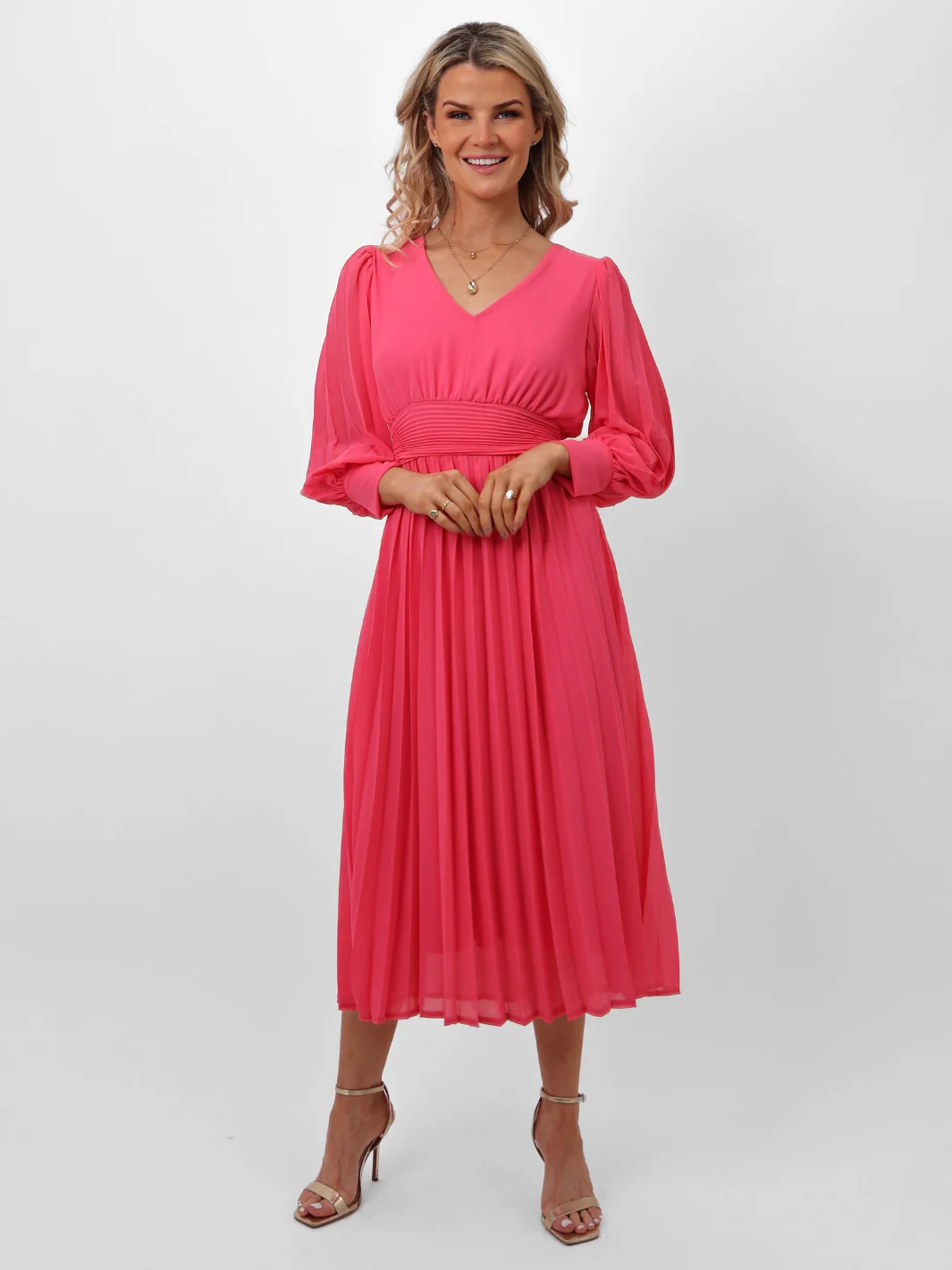 Kate & Pippa Hannah Dress In Pink - Image 2