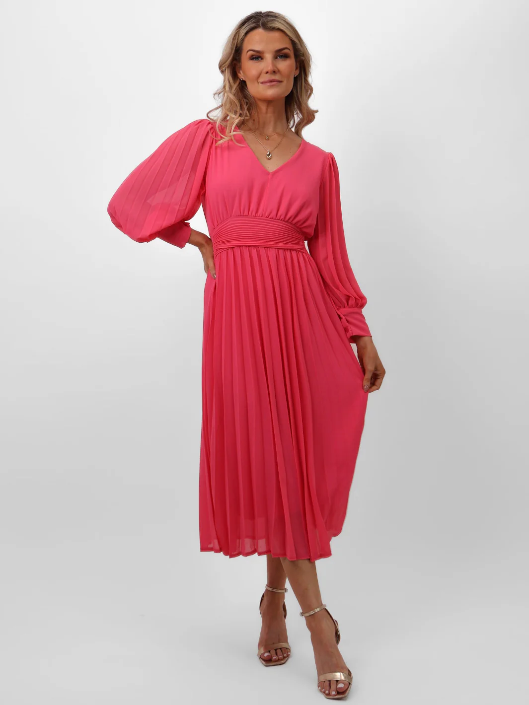 Kate & Pippa Hannah Dress In Pink - Image 5