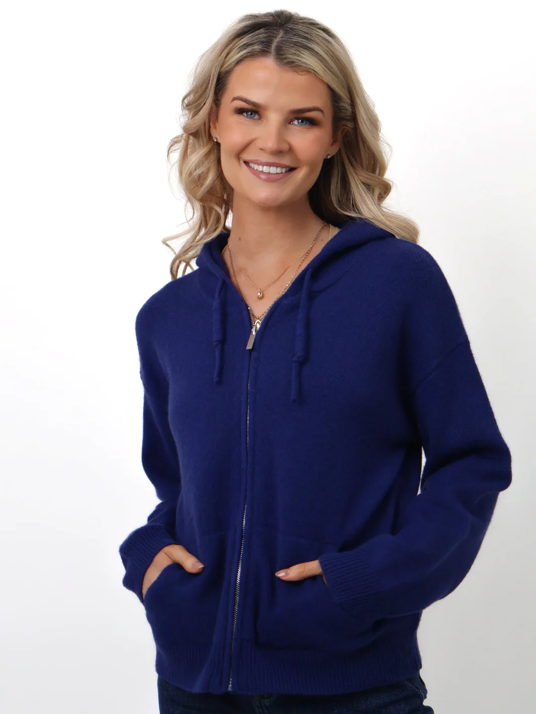 Kate & Pippa Hope Jumper In Navy - Image 3