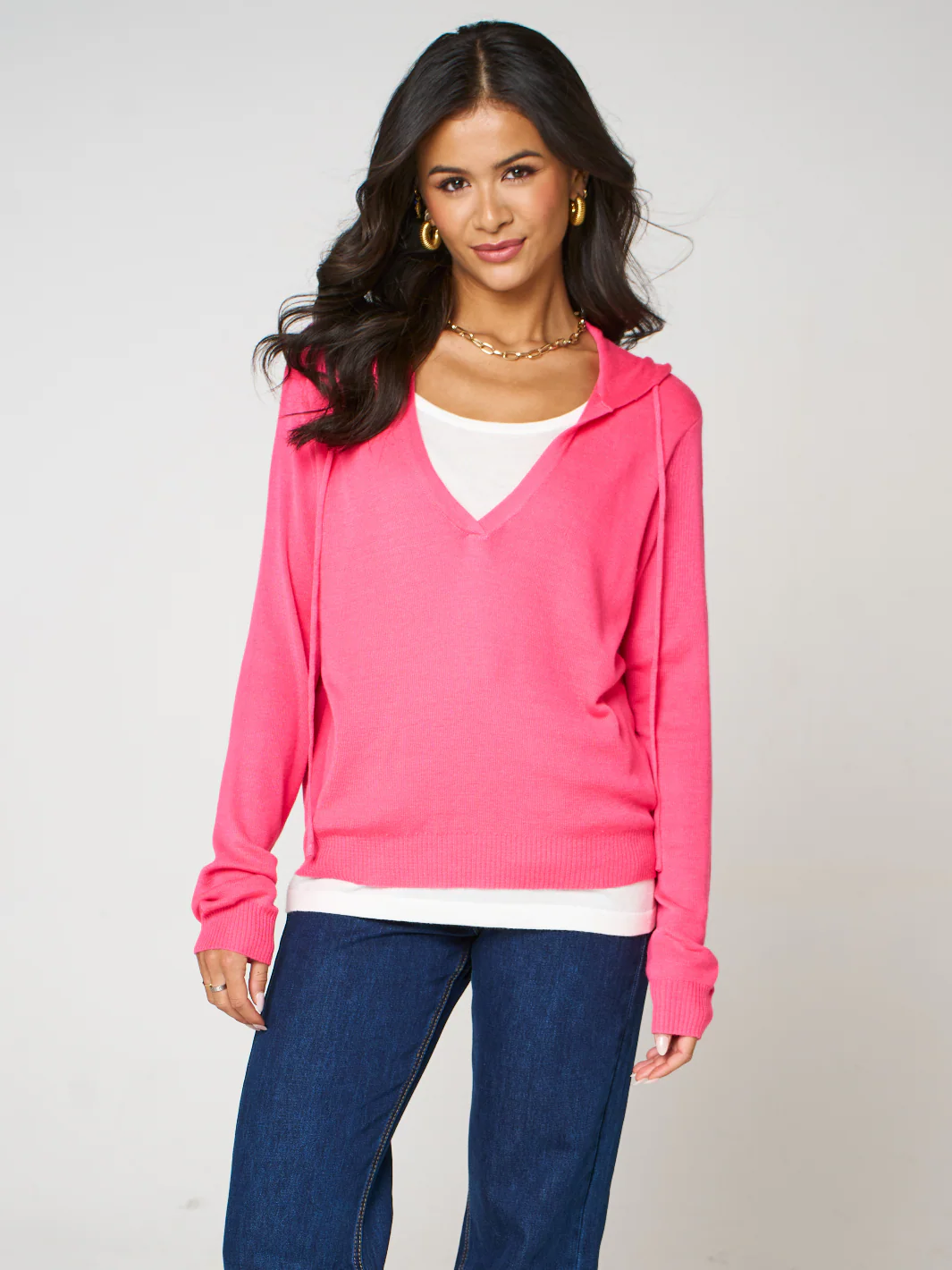 Kate & Pippa Juno Jumper In Pink - Image 4