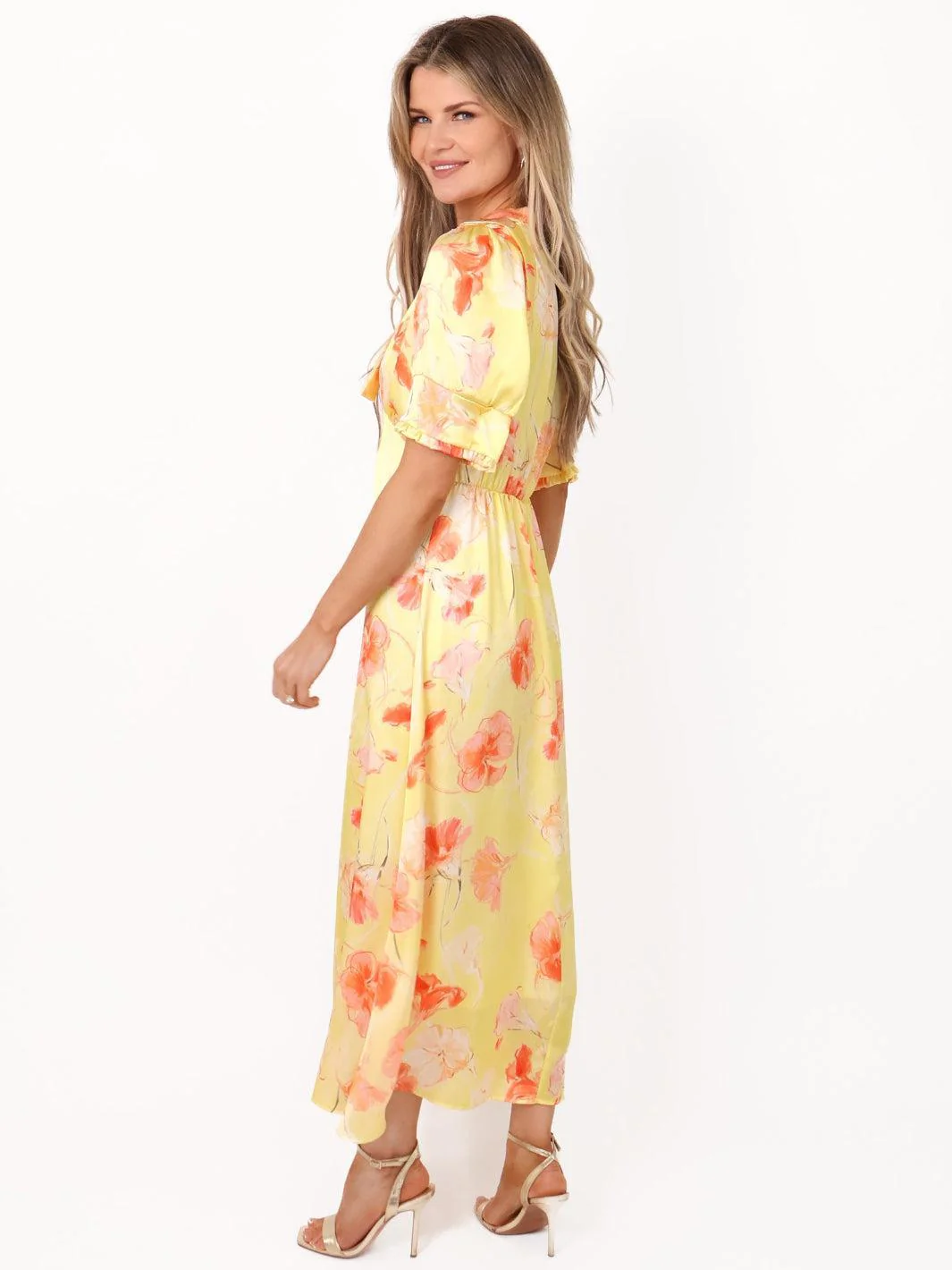 Kate & Pippa Kimber Midi Dress in Lemon - Image 6