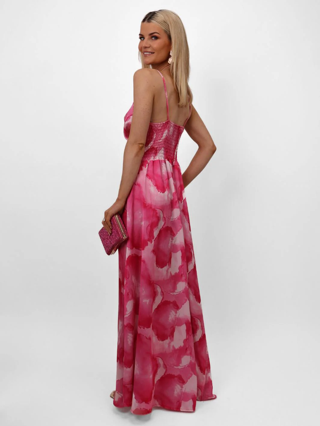 Kate & Pippa Lola Maxi Dress In Pink - Image 7