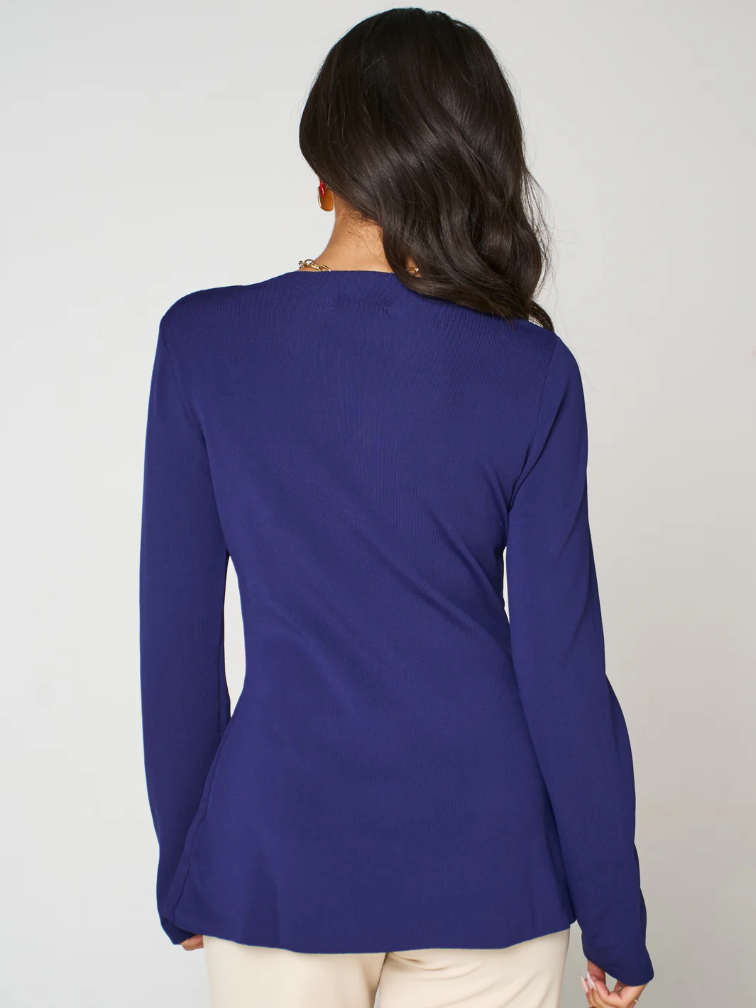 Kate & Pippa Margot Knit Top In Navy - Image 5
