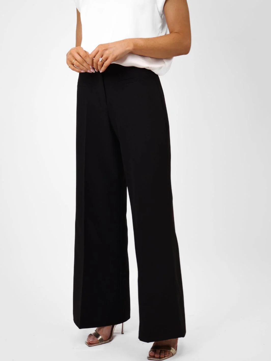 Kate & Pippa Napoli Trousers In Black - Image 3