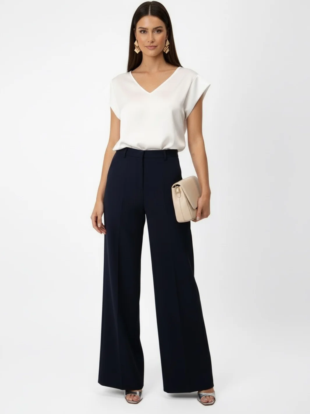 Kate & Pippa Napoli Trousers In Navy