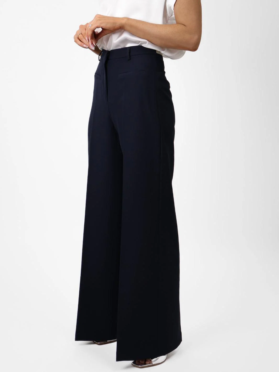 Kate & Pippa Napoli Trousers In Navy - Image 4
