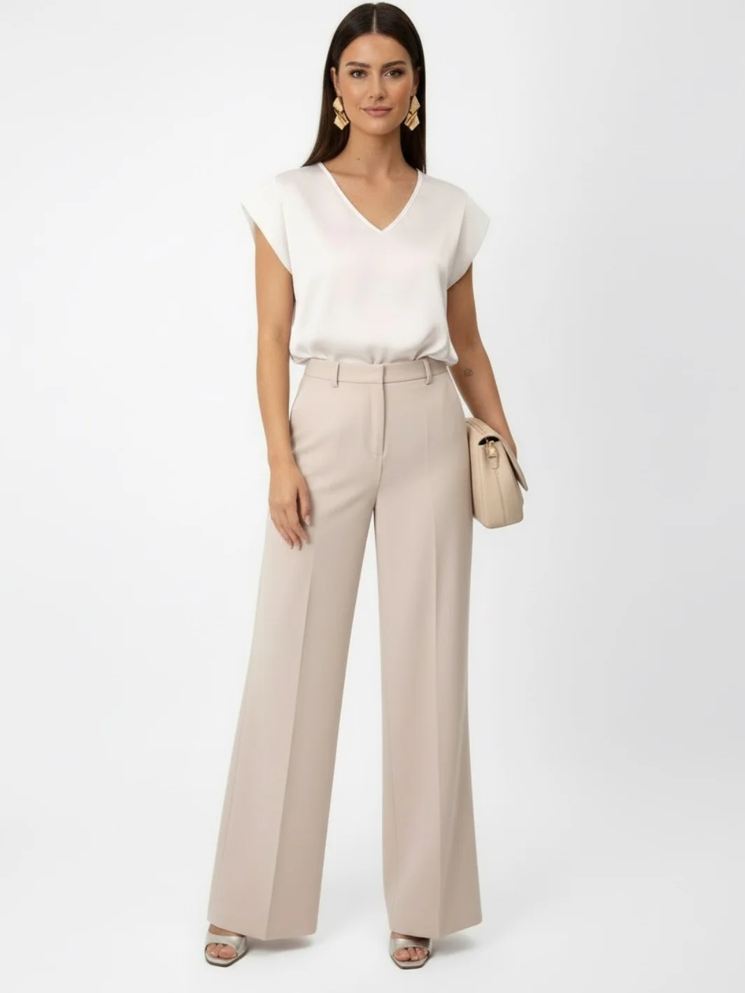 Kate & Pippa Napoli Trousers In Stone