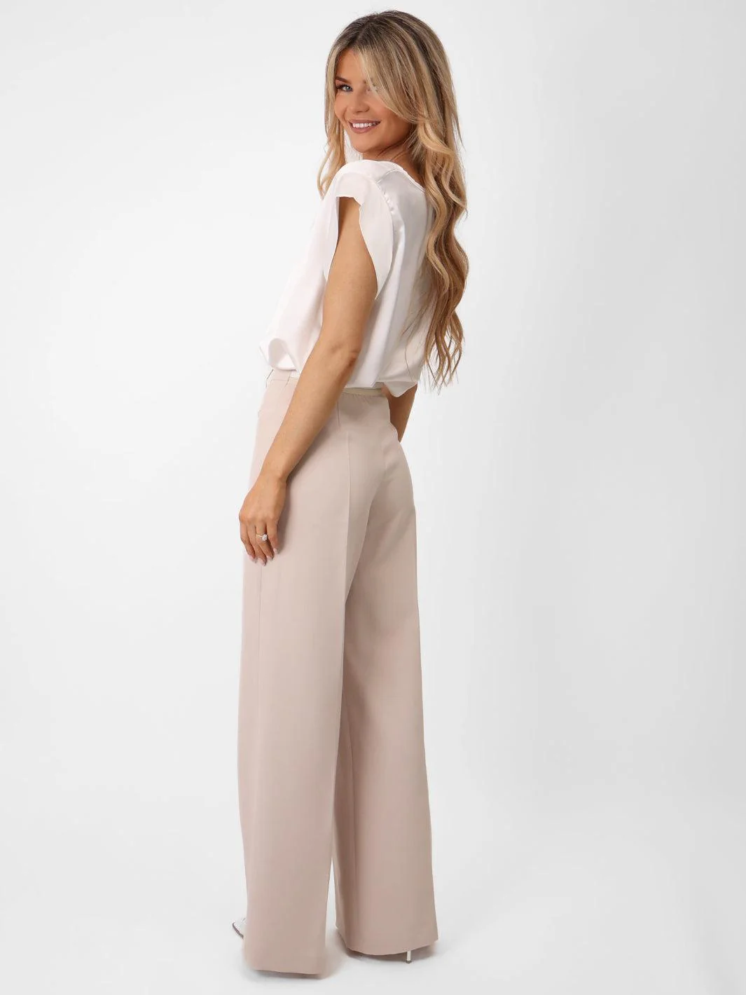 Kate & Pippa Napoli Trousers In Stone - Image 6