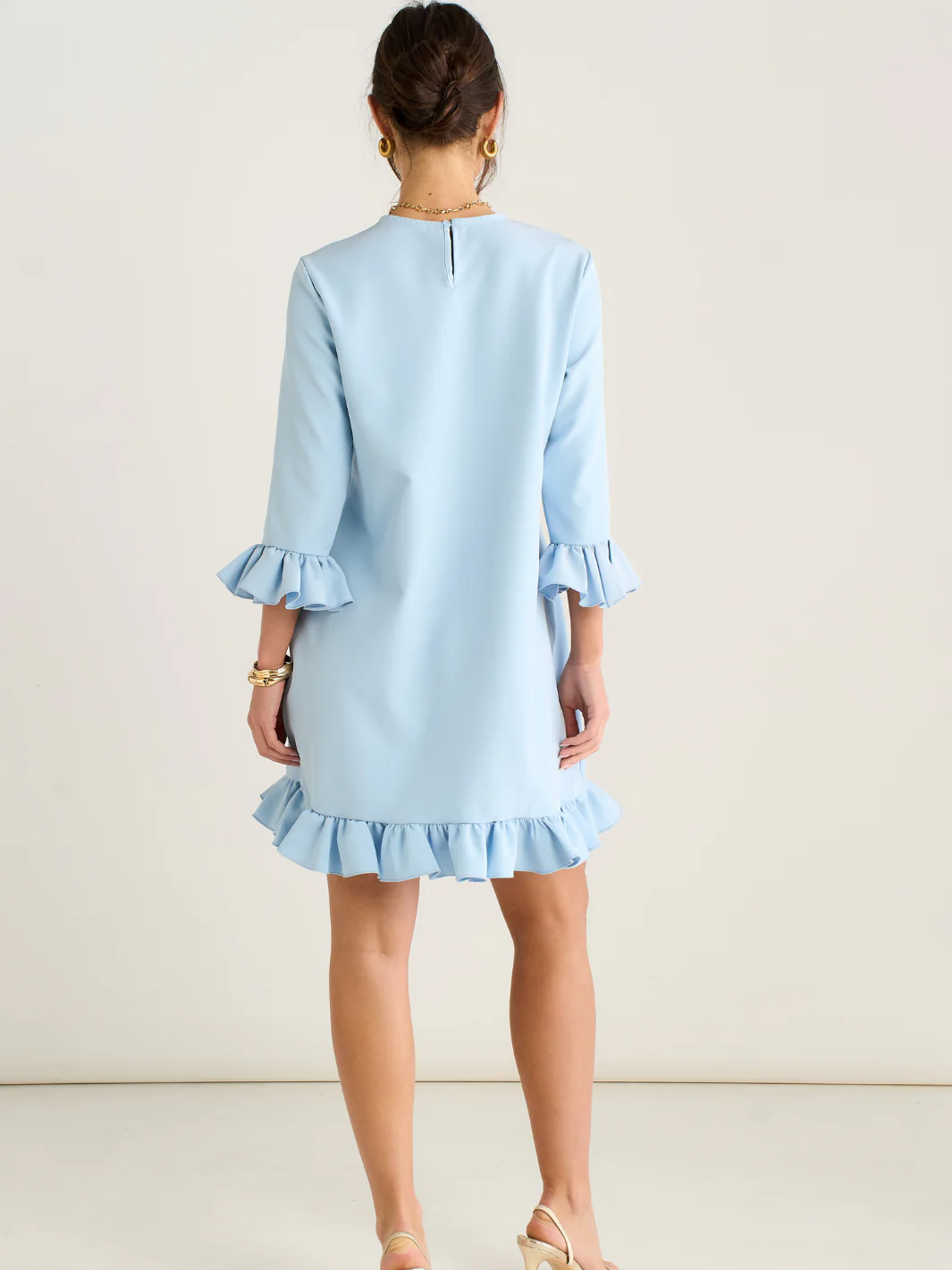 Kate & Pippa Olivia Mini Dress In Blue - Image 5