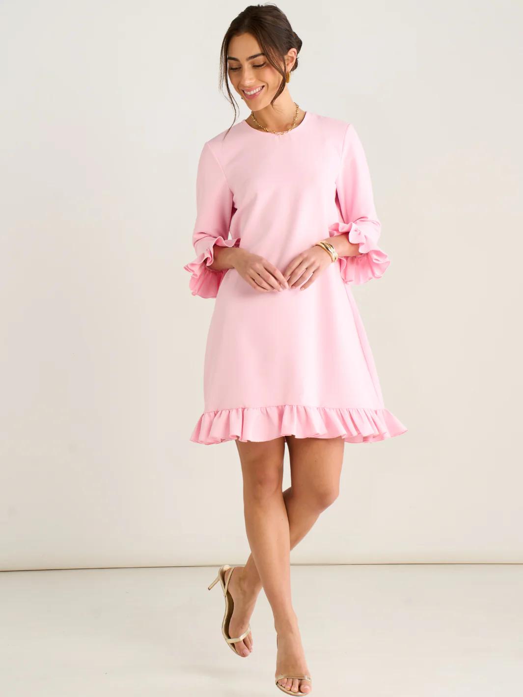 Kate & Pippa Olivia Mini Dress In Pink