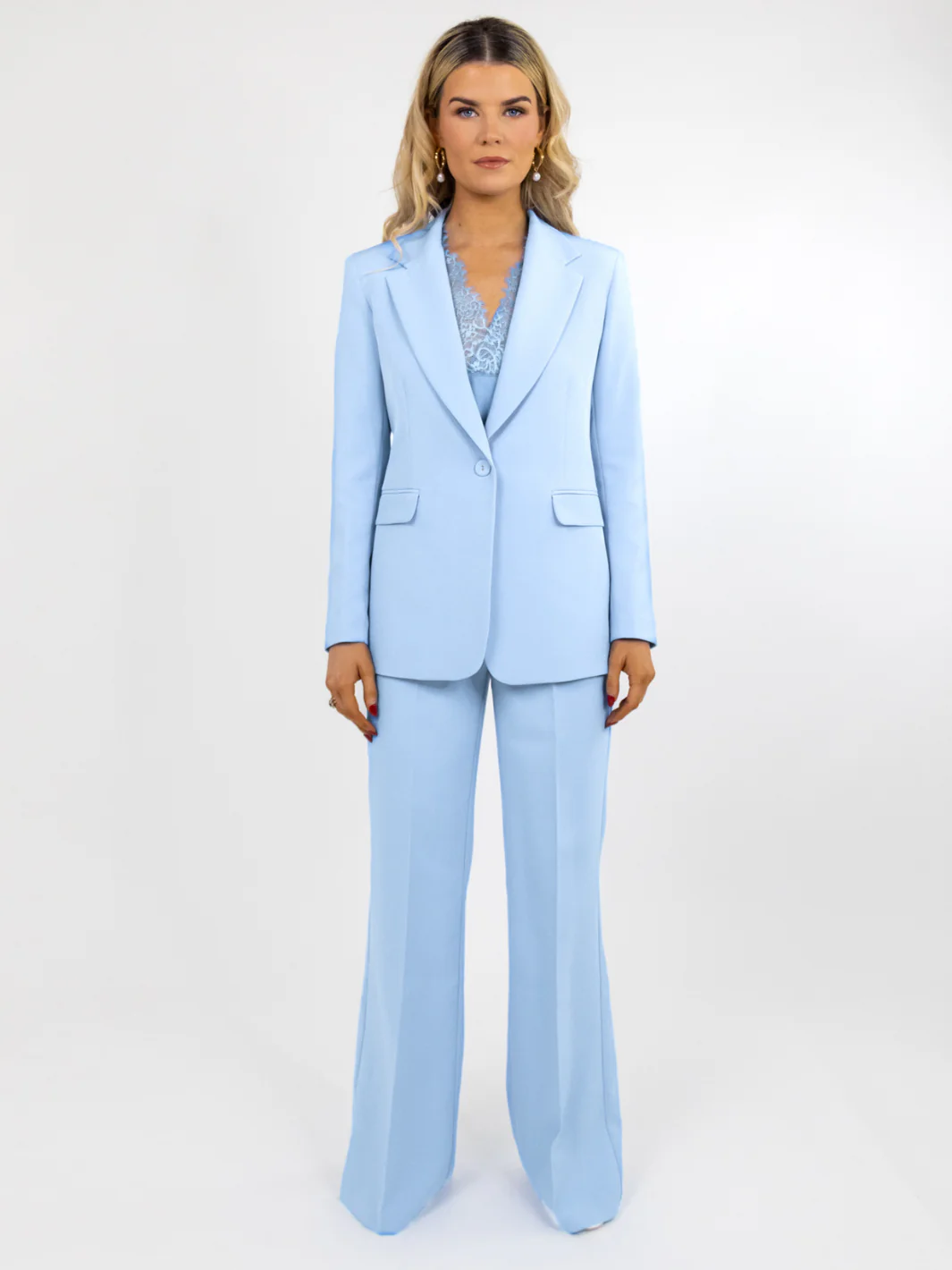 Kate & Pippa Palermo Trousers In Blue - Image 2