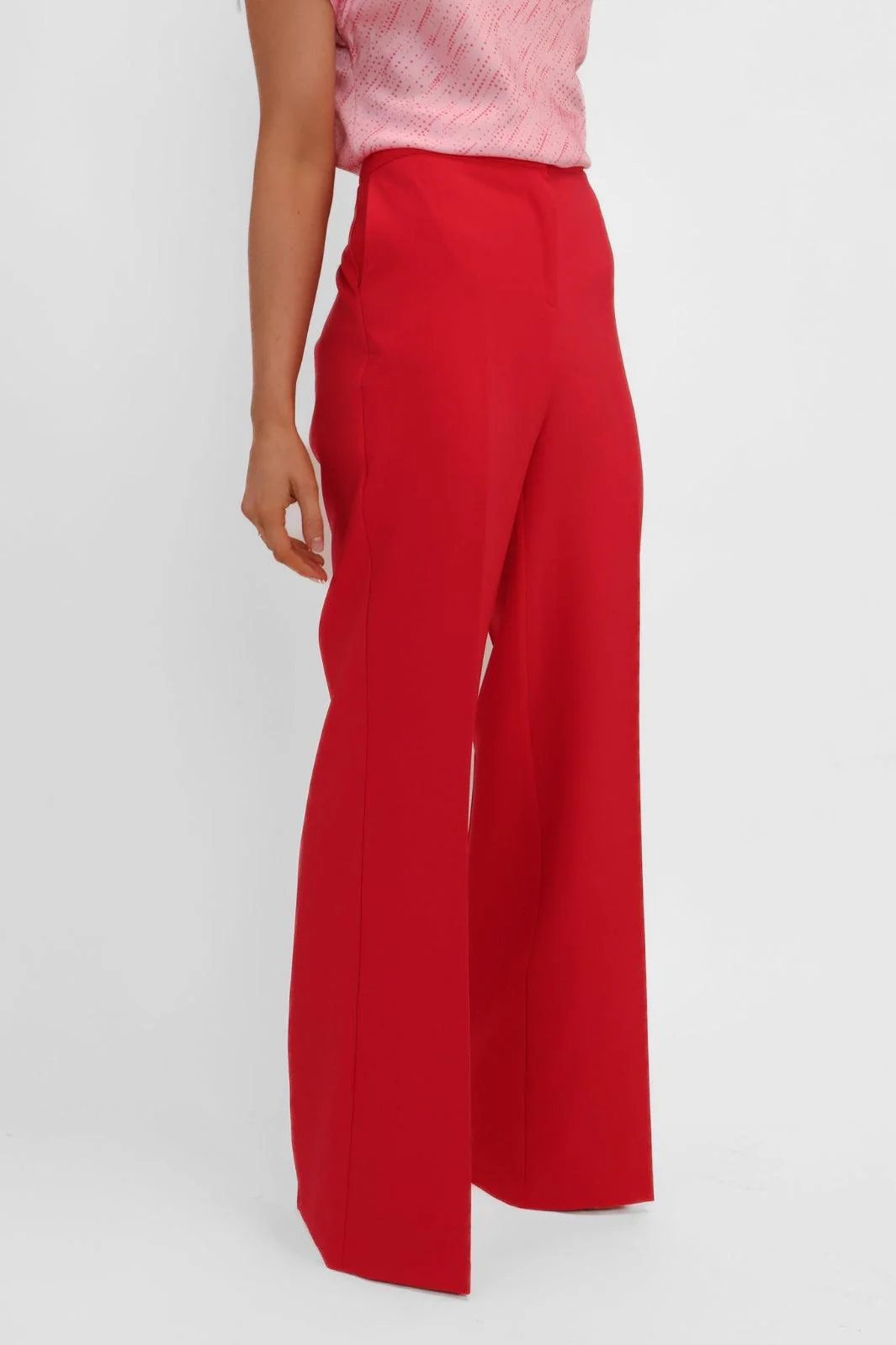 Kate & Pippa Palermo Trousers In Coral - Image 4