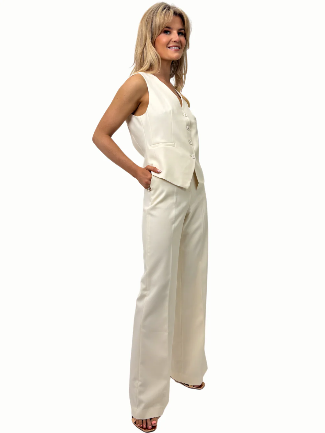 Kate & Pippa Palermo Trousers In Cream