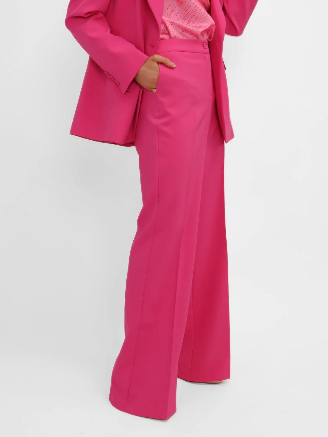 Kate & Pippa Palermo Trousers In Fuchsia Pink - Image 2