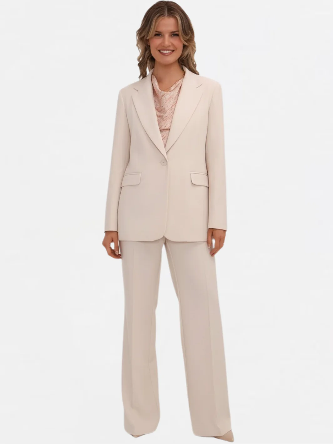 Kate & Pippa Palermo Trousers In Light Beige