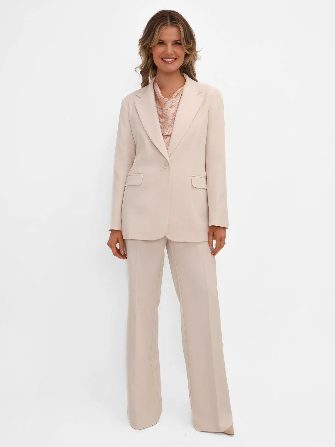 Kate & Pippa Palermo Trousers In Light Beige - Image 2