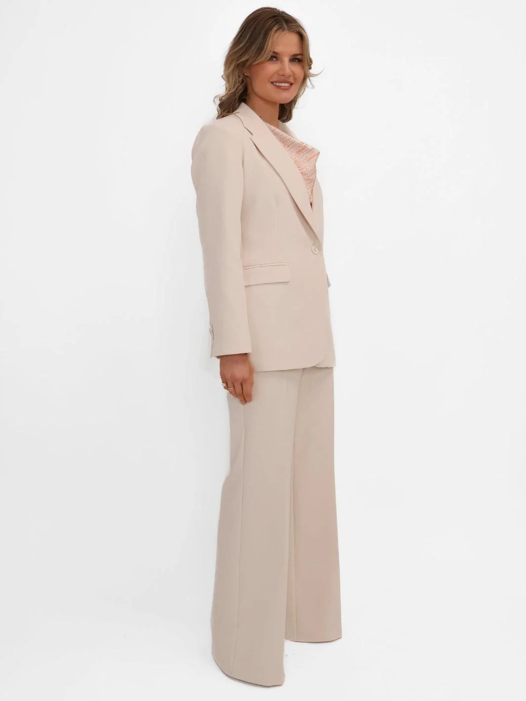 Kate & Pippa Palermo Trousers In Light Beige - Image 3