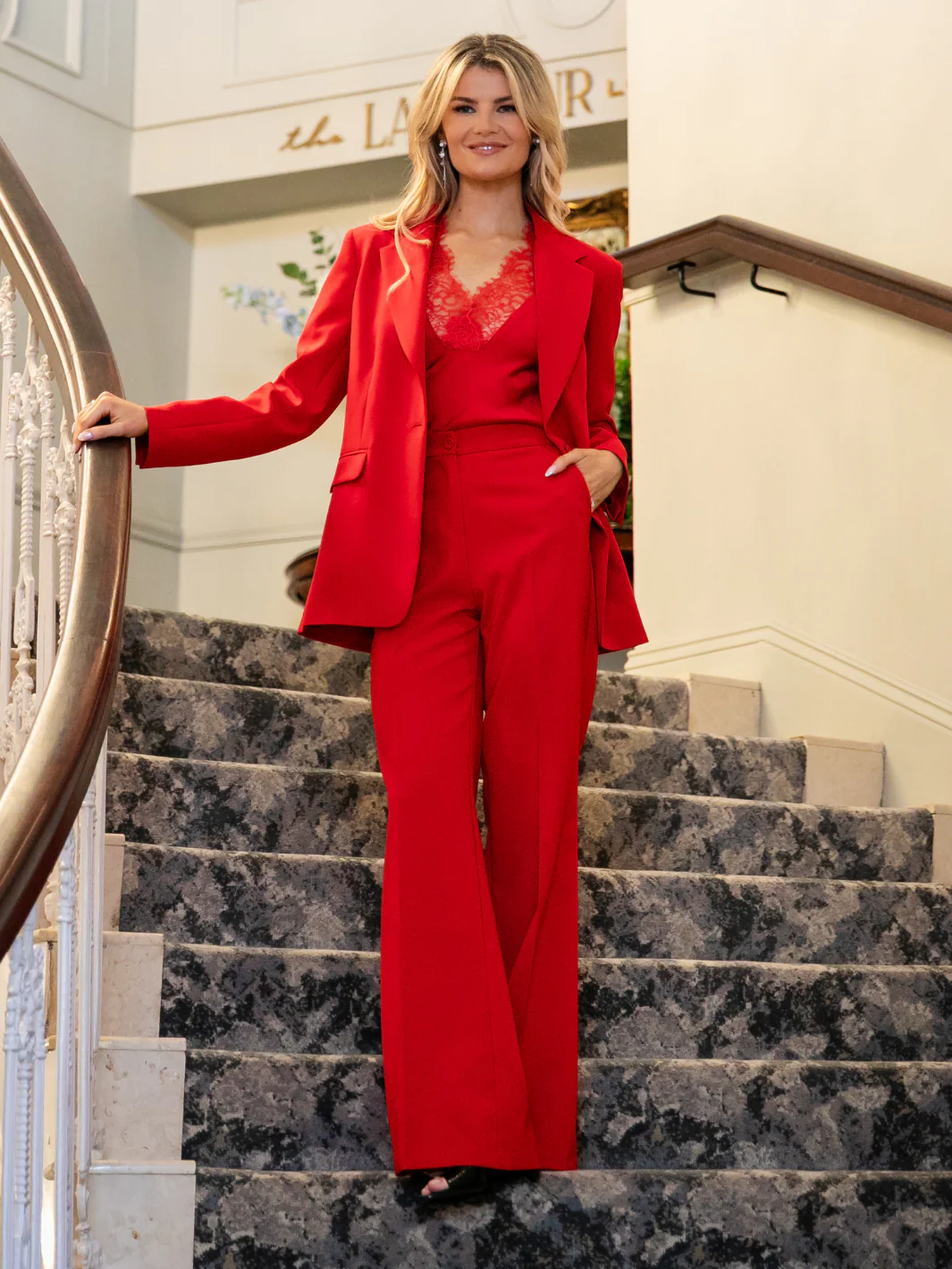 Kate & Pippa Palermo Trousers In Red