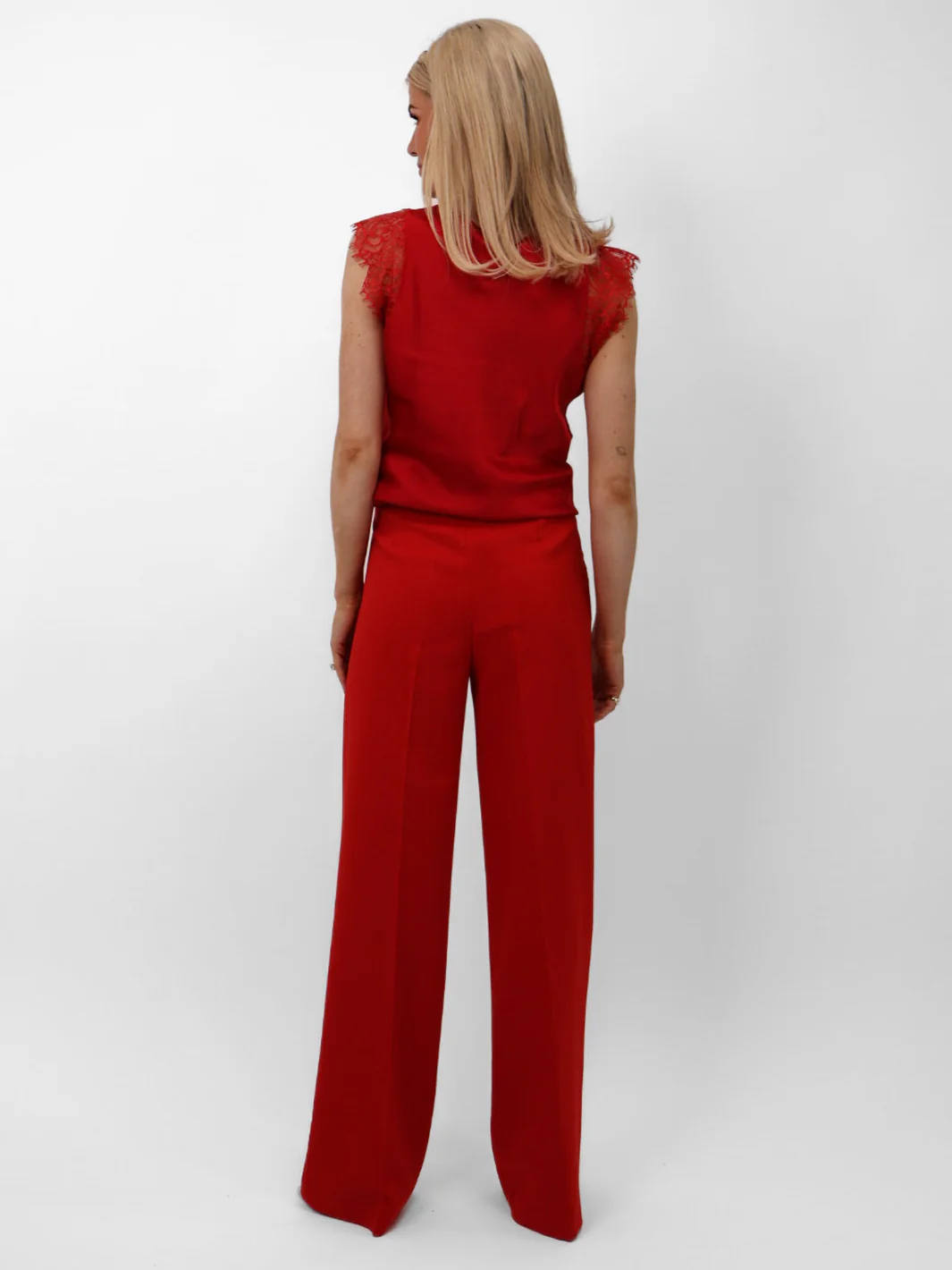 Kate & Pippa Palermo Trousers In Red - Image 6