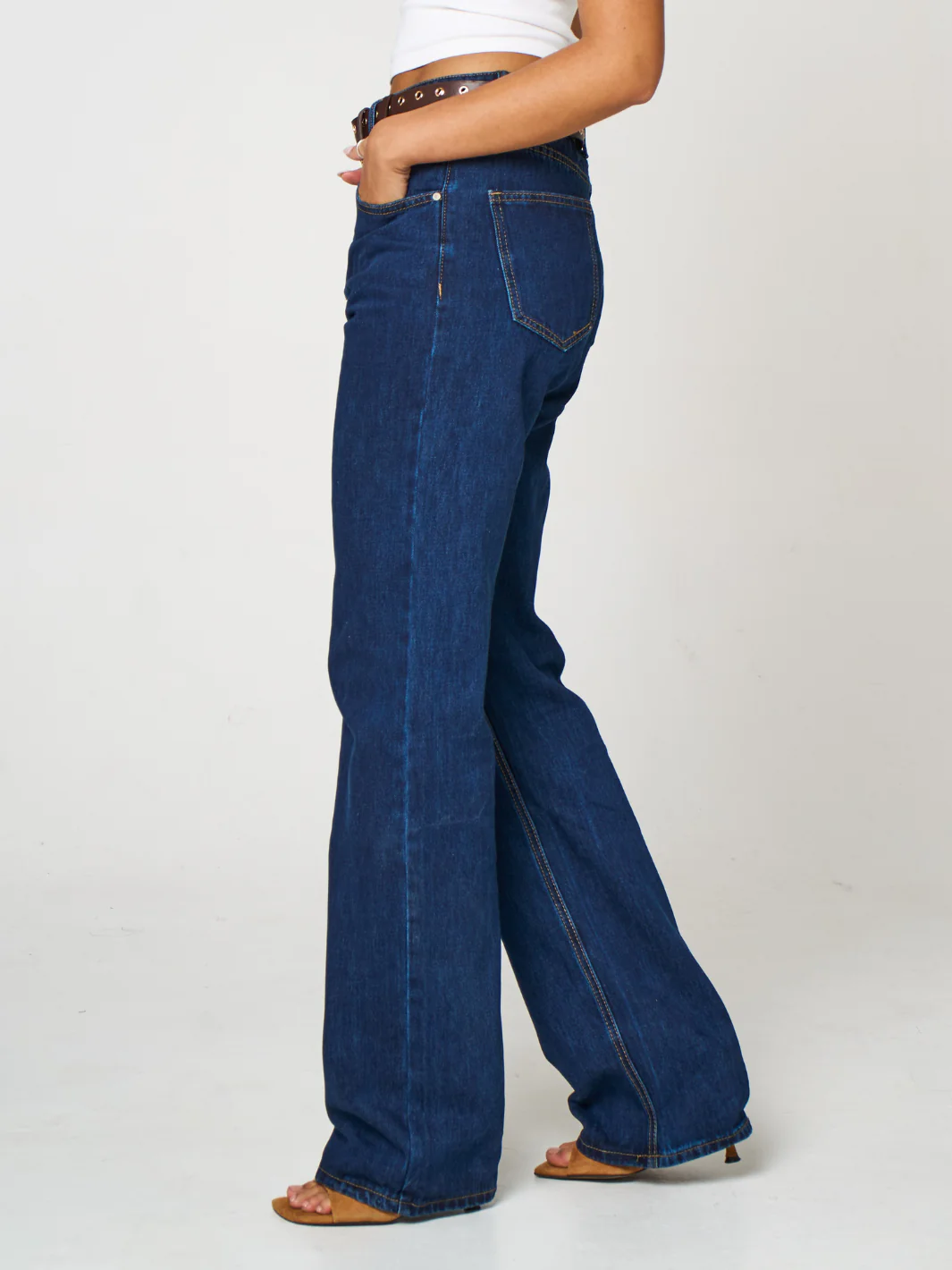 Kate & Pippa Ruby Jeans In Dark Denim Long Leg - Image 4