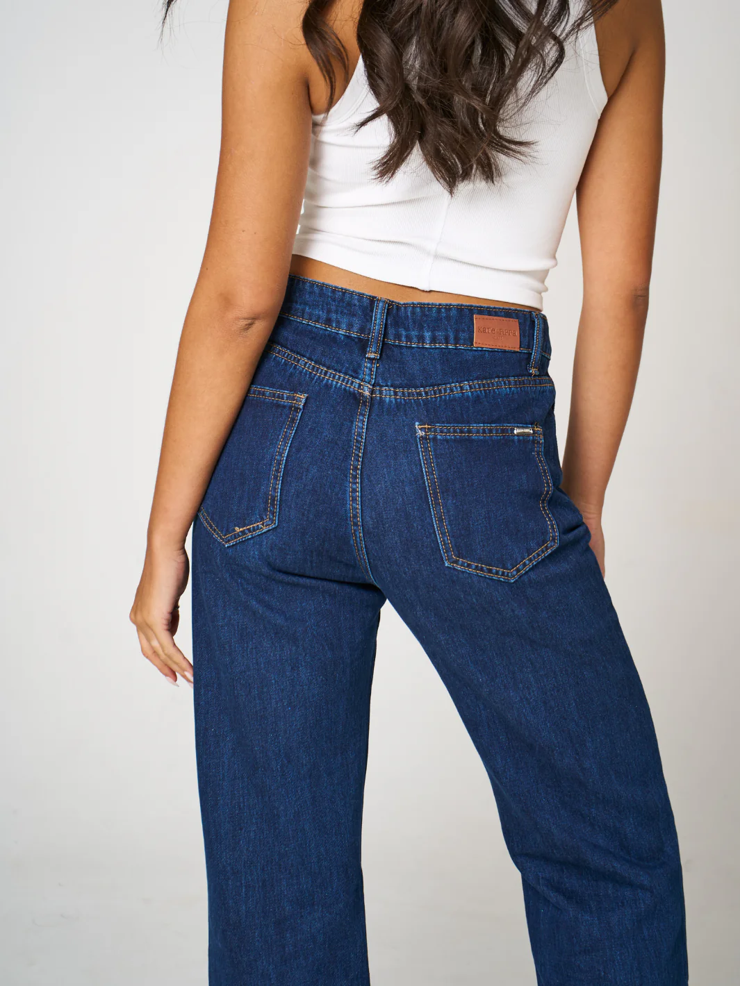 Kate & Pippa Ruby Jeans In Dark Denim Long Leg - Image 6