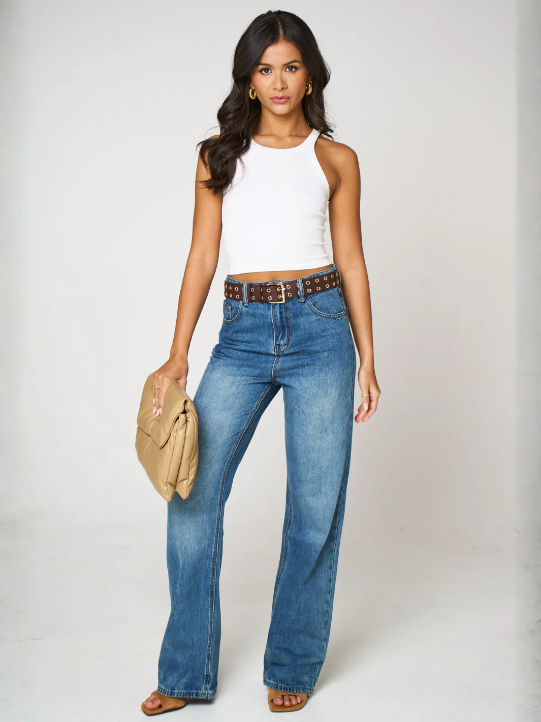 Kate & Pippa Ruby Jeans In Light Denim Long Leg - Image 3