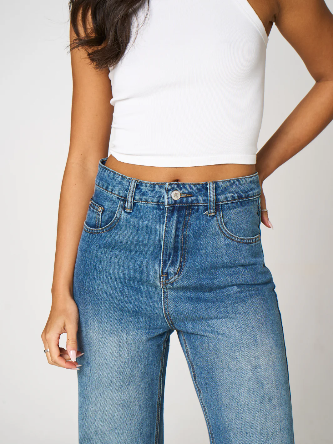 Kate & Pippa Ruby Jeans In Light Denim Long Leg - Image 4