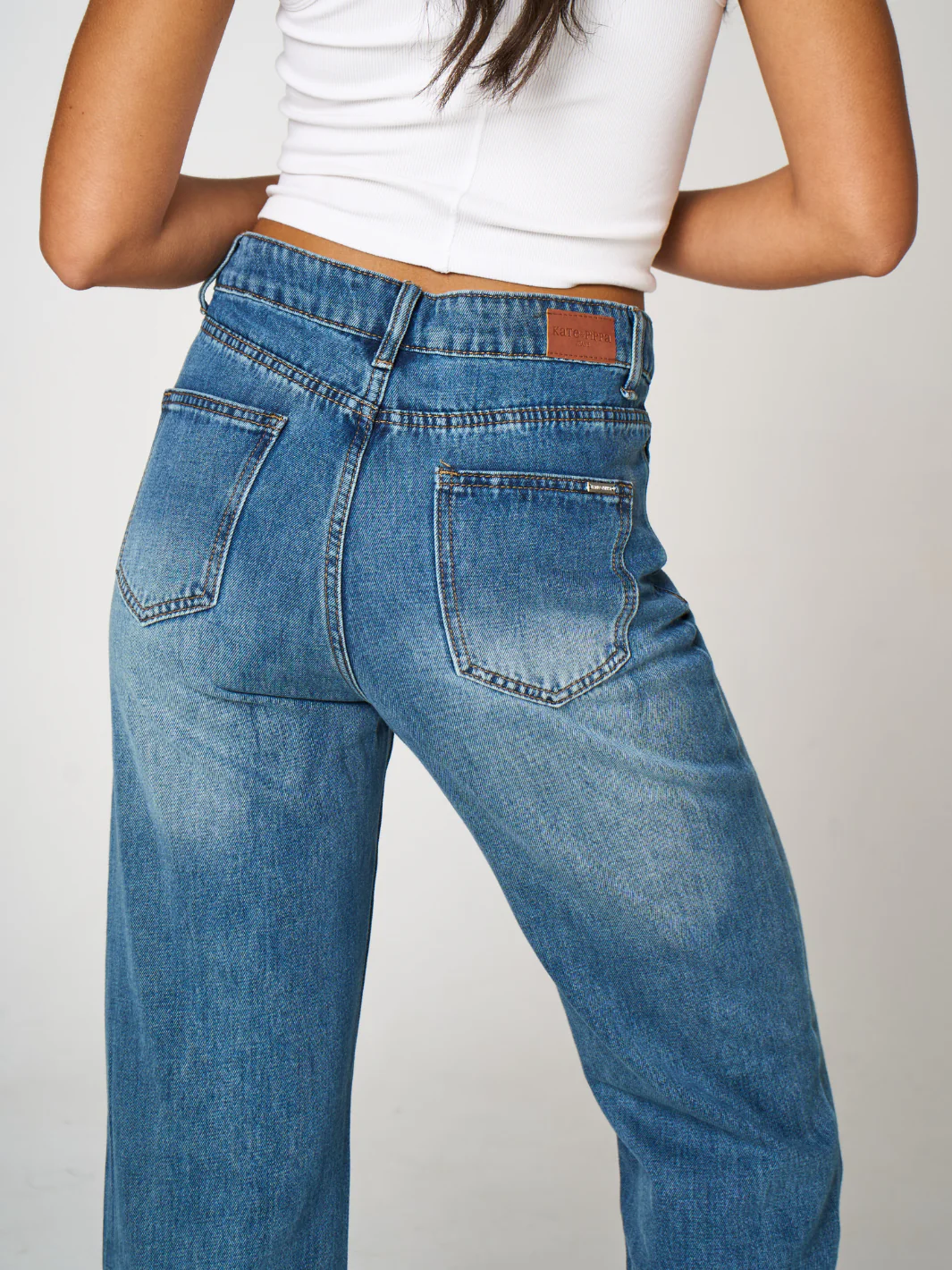 Kate & Pippa Ruby Jeans In Light Denim Long Leg - Image 6