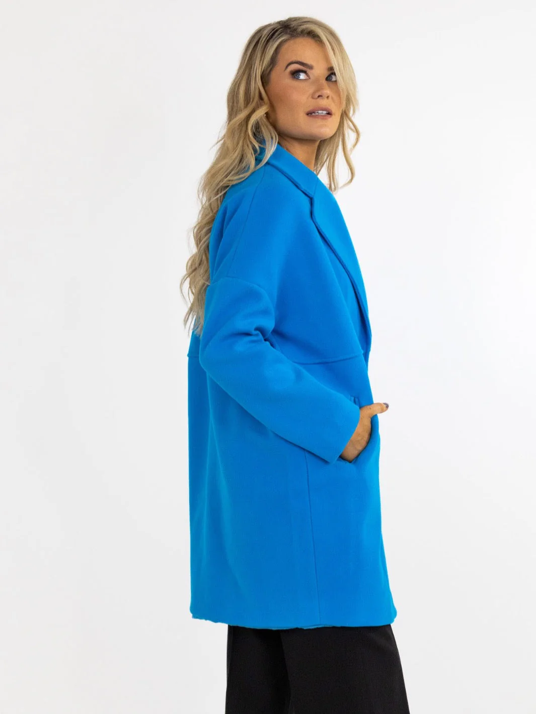 Kate & Pippa Savona Coat In Tiffany blue - Image 4