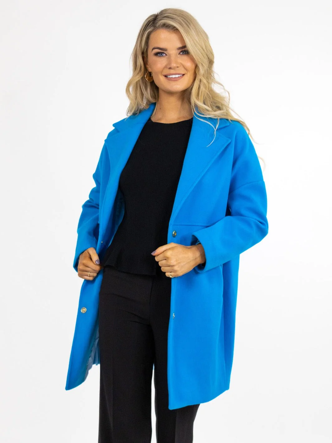 Kate & Pippa Savona Coat In Tiffany blue - Image 5