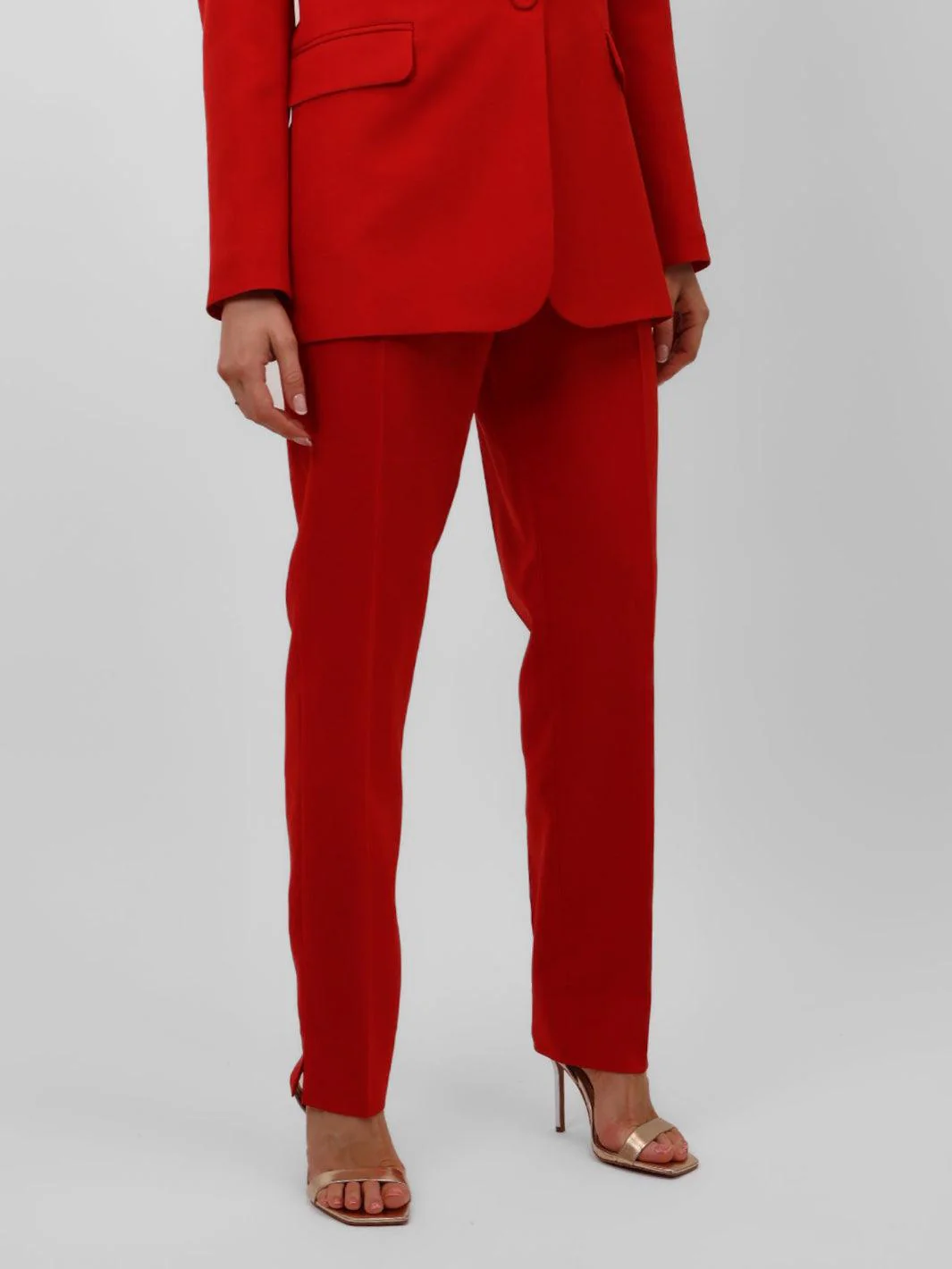 Kate & Pippa Sorrento Trousers In Red - Image 4