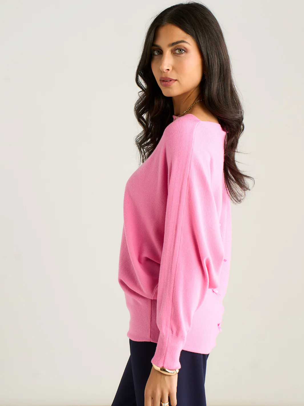 Kate & Pippa Venice Knit in Bubblegum Pink - Image 2