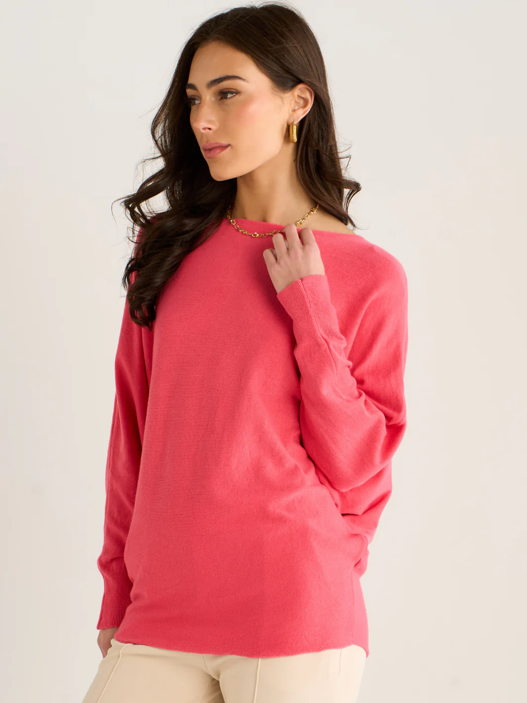 Kate & Pippa Venice Knit in Coral - Image 2