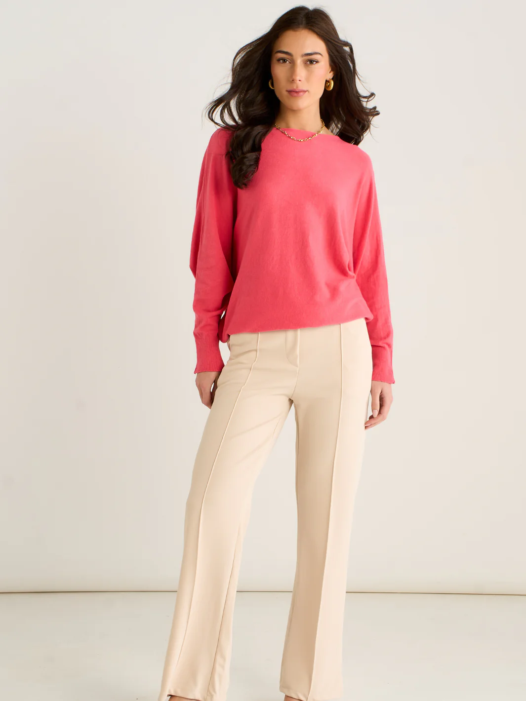 Kate & Pippa Venice Knit in Coral - Image 3