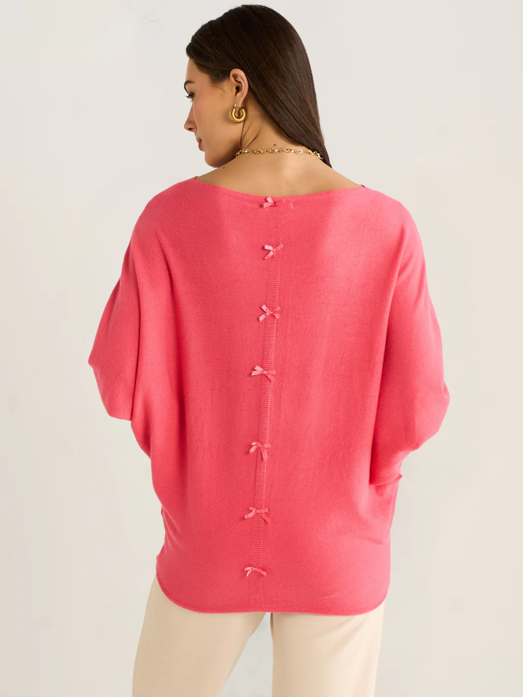 Kate & Pippa Venice Knit in Coral - Image 5