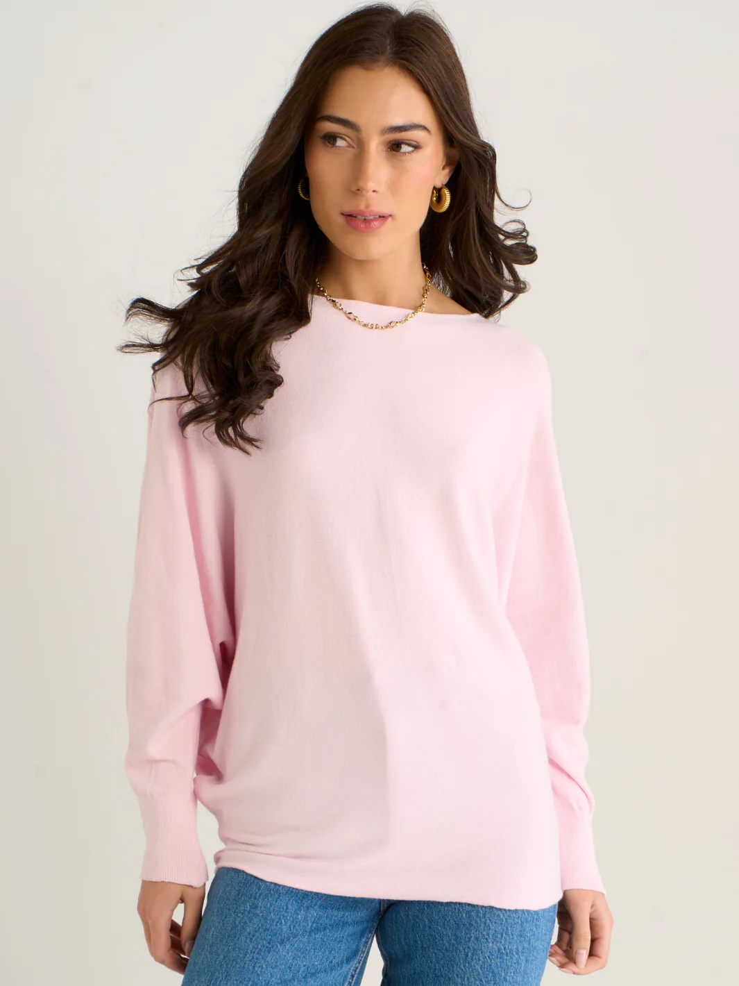 Kate & Pippa Venice Knit in Pastel Pink - Image 3