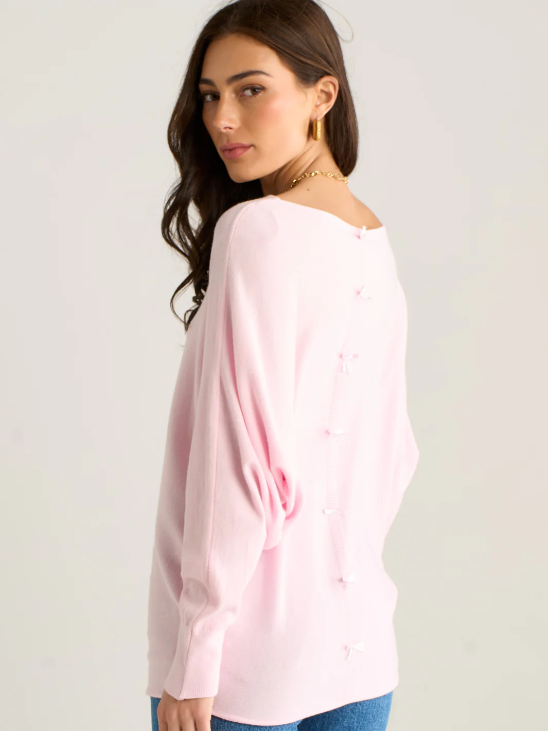 Kate & Pippa Venice Knit in Pastel Pink - Image 5
