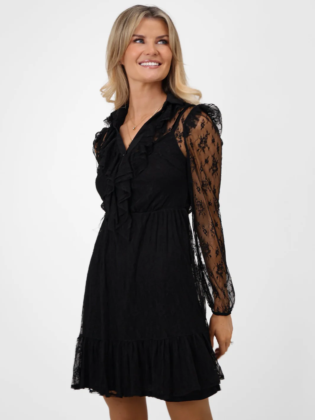 Kate & Pippa Vicky Mini Dress In Black - Image 5