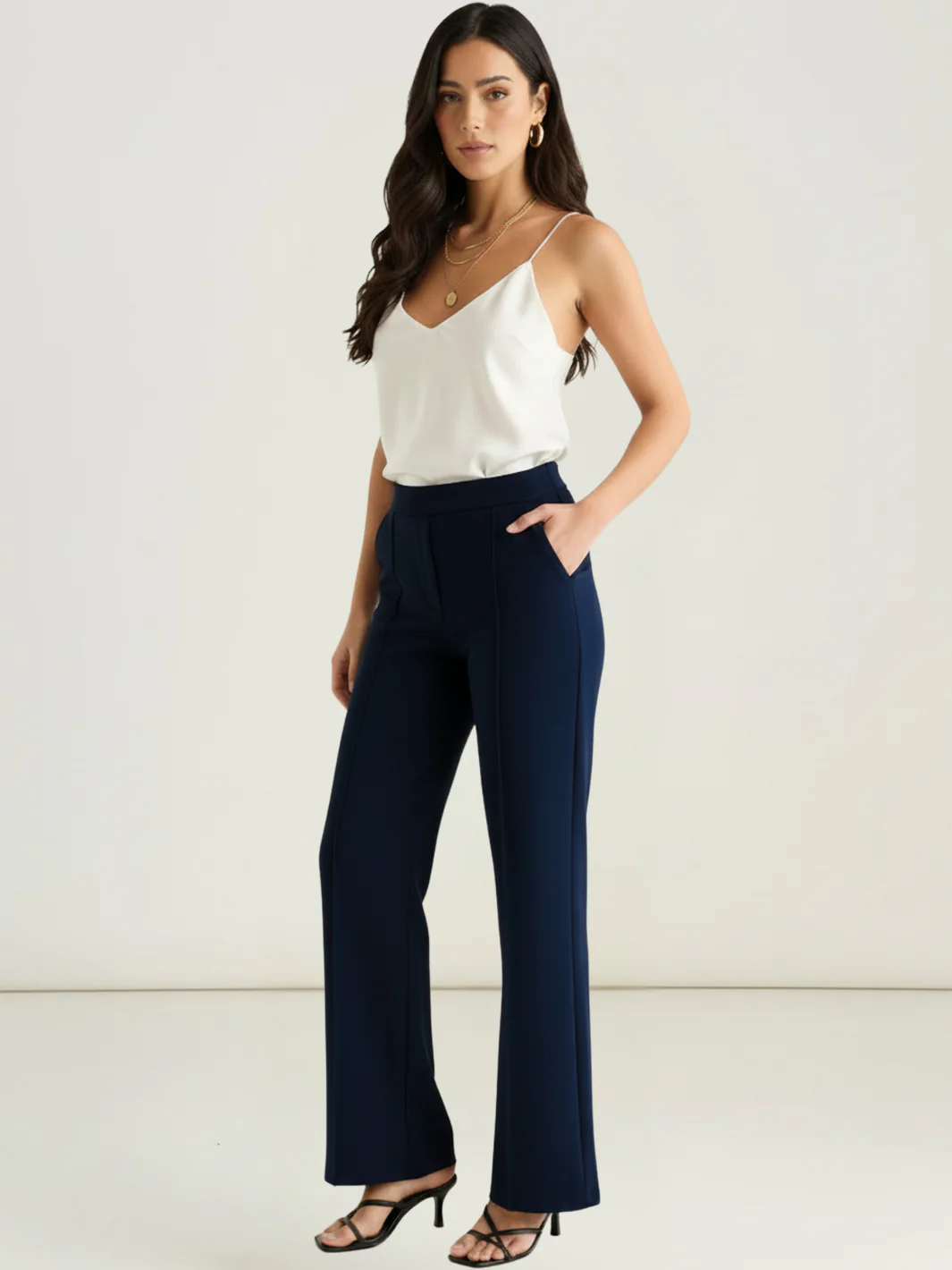 Kate & Pippa Yale Trousers In Midnight Navy - Image 2