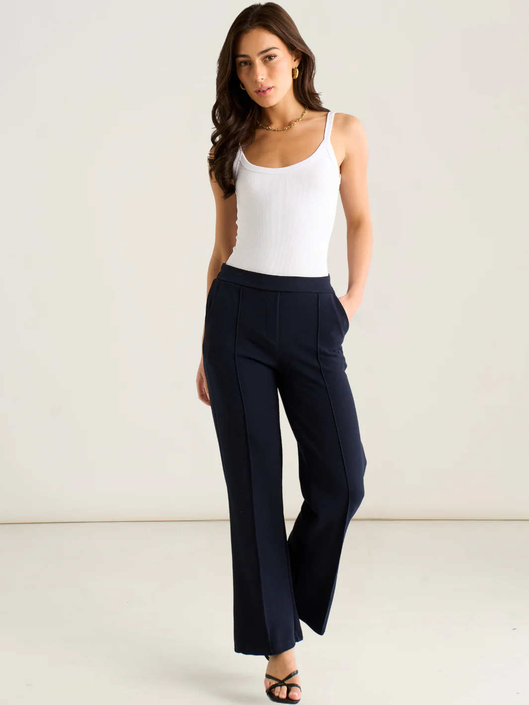 Kate & Pippa Yale Trousers In Midnight Navy - Image 3