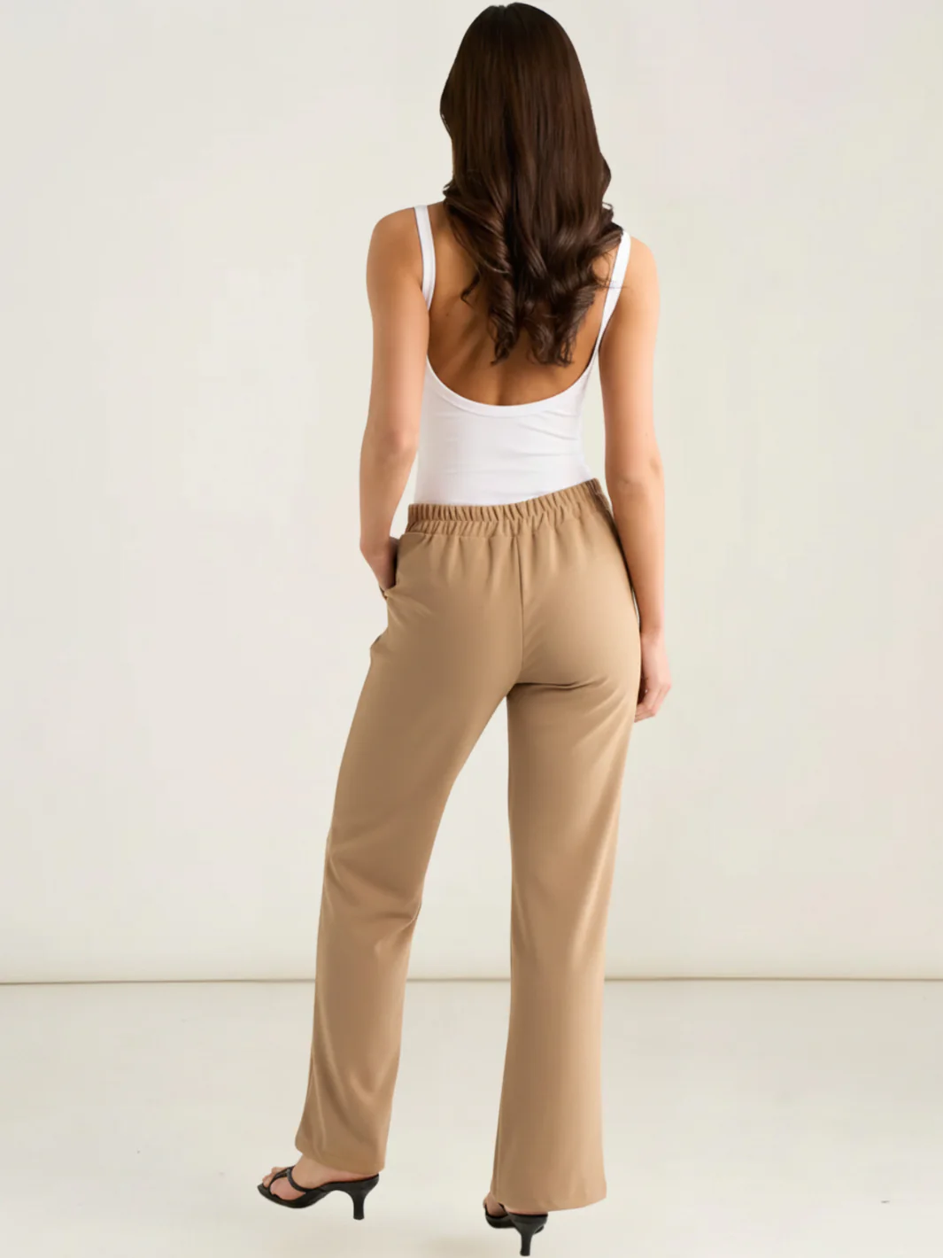 Kate & Pippa Yale Trousers In Tan - Image 4