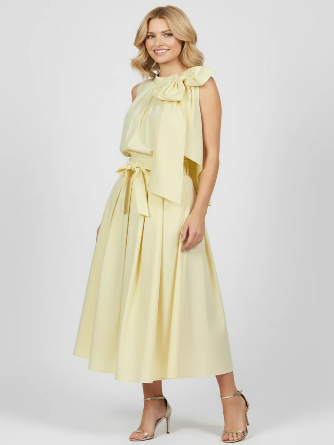 Lil Jen Blair Cotton Skirt In Lemon - Image 3