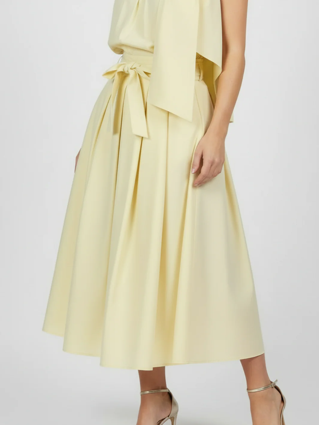 Lil Jen Blair Cotton Skirt In Lemon - Image 4