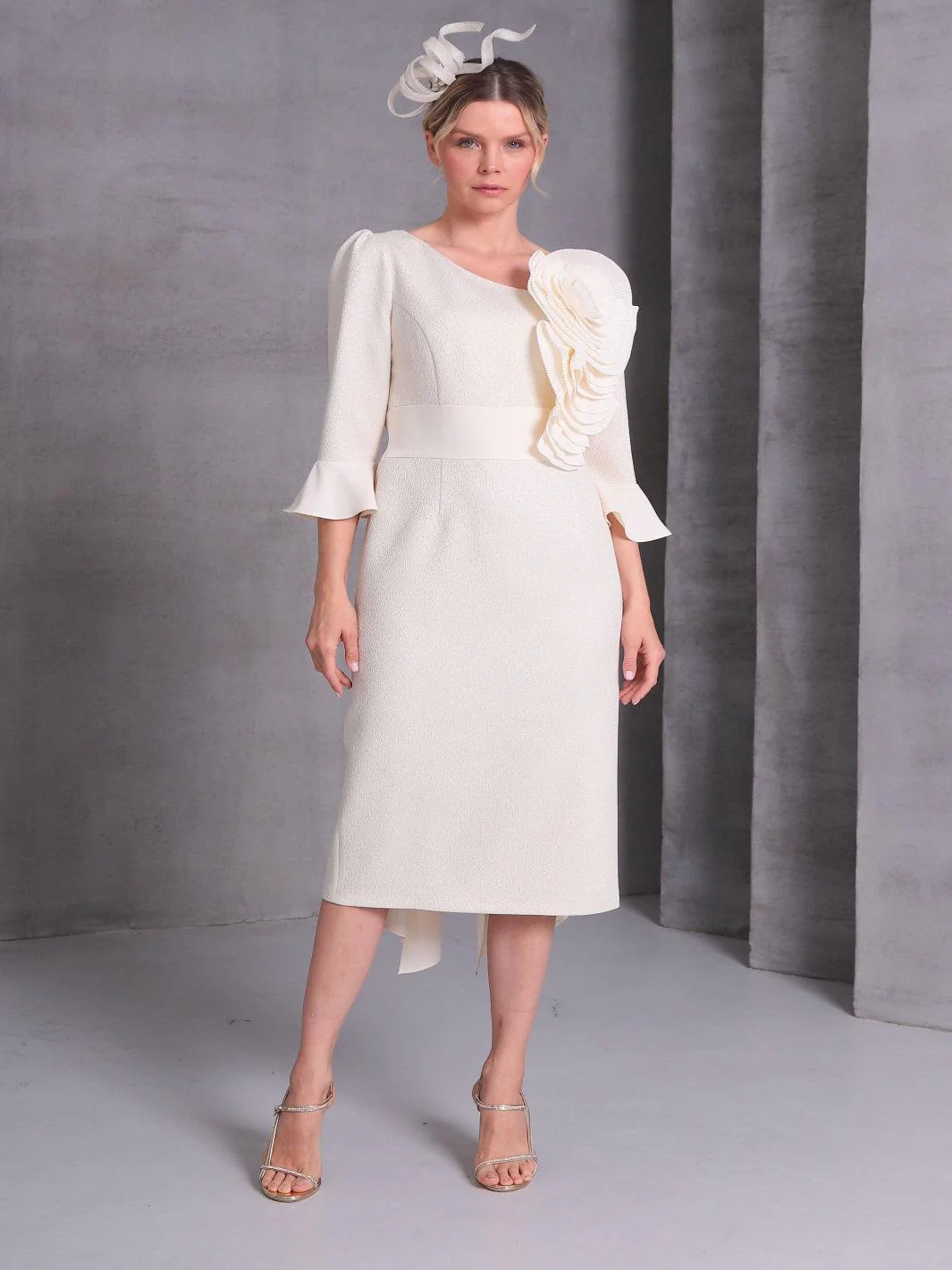 Lizabella Dress 2196-27 In Cream