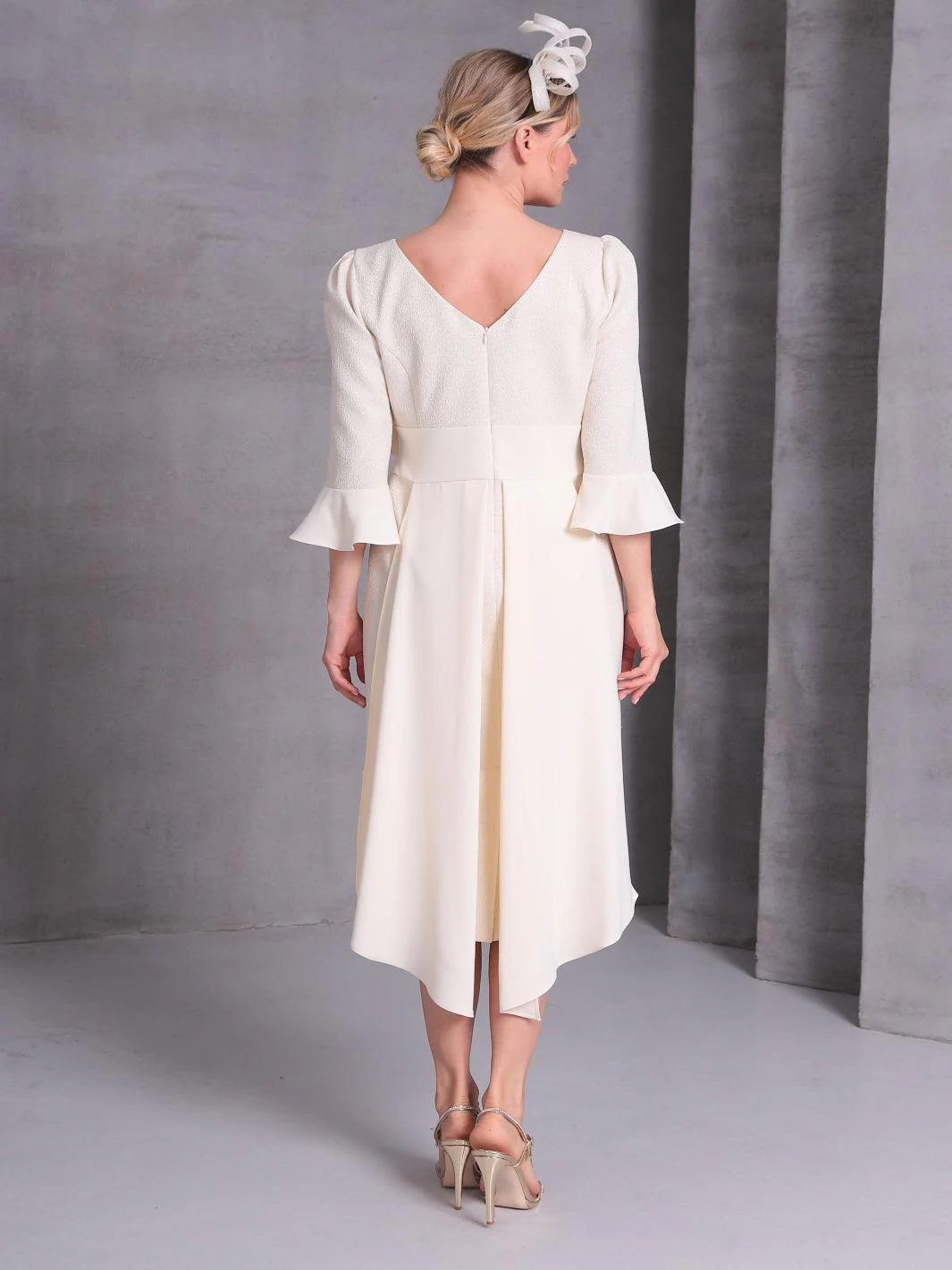 Lizabella Dress 2196-27 In Cream - Image 2