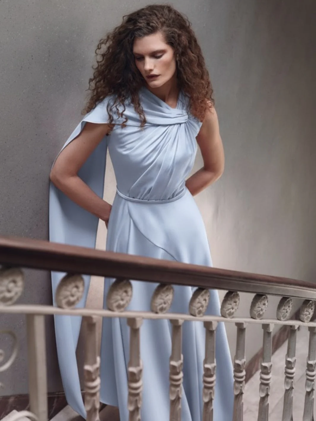 Maisonel Midi Dress ME3120 In Sky
